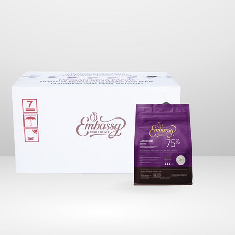 KioskCokelat.com - Embassy Continental Blend Cokelat Hitam Kovertur - 8994592016049carton - 13