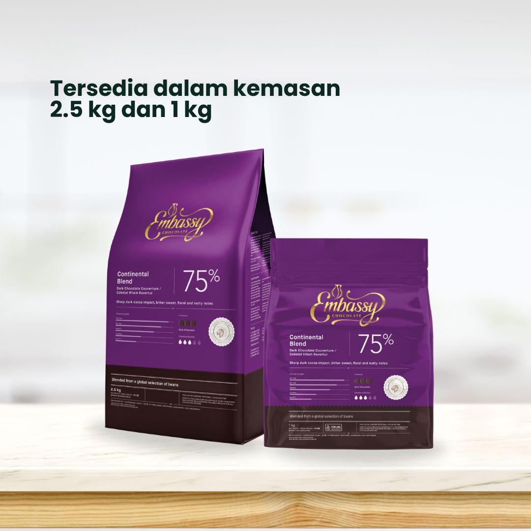 KioskCokelat.com - Embassy Continental Blend Cokelat Hitam Kovertur - 8994592016049 - 1