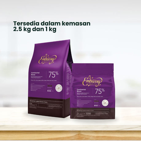 KioskCokelat.com - Embassy Continental Blend Cokelat Hitam Kovertur - 8994592016049 - 1