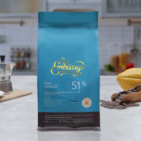 KioskCokelat.com - Embassy Torres Cokelat Hitam Chips - 8994592013055 - 8