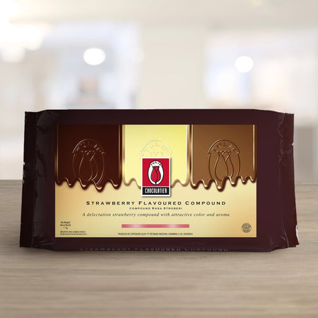 KioskCokelat.com - Tulip Chocolatier Compound Rasa Stroberi - 8994592322157 - 7