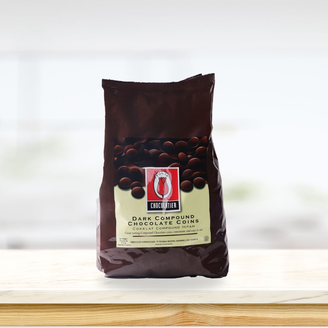 KioskCokelat.com - Tulip Dark Compound Chocolate Coins - 8994592010993 - 3