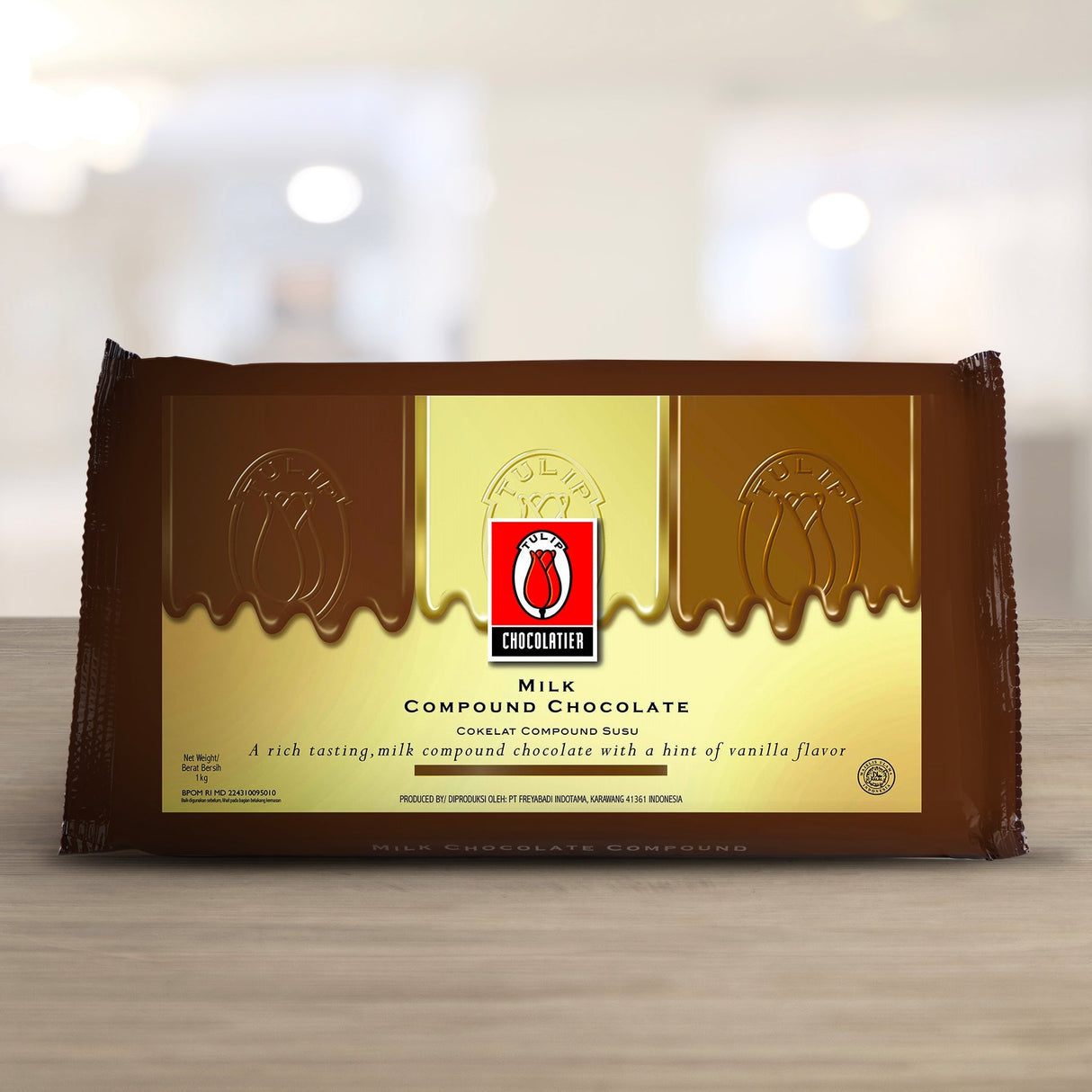 KioskCokelat.com - Tulip Chocolatier Cokelat Compound Susu - 8994592309639 - 3