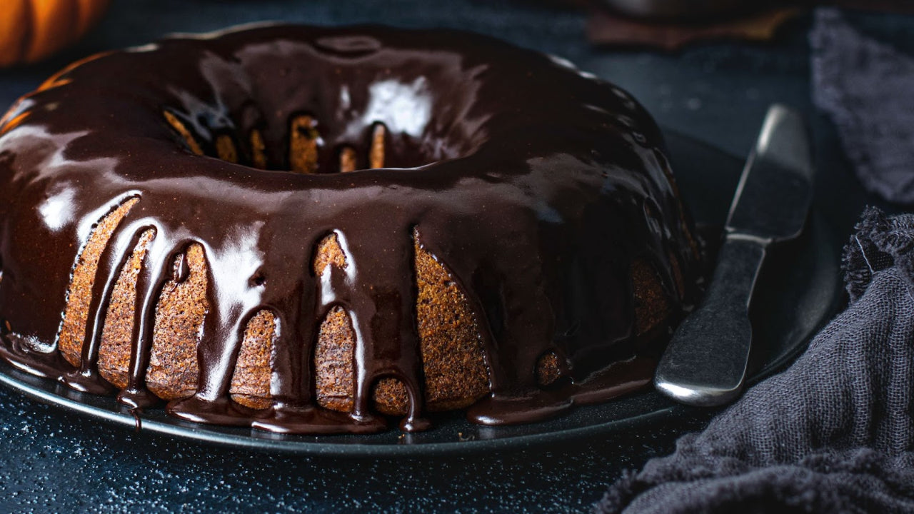 cokelat coating pada kue