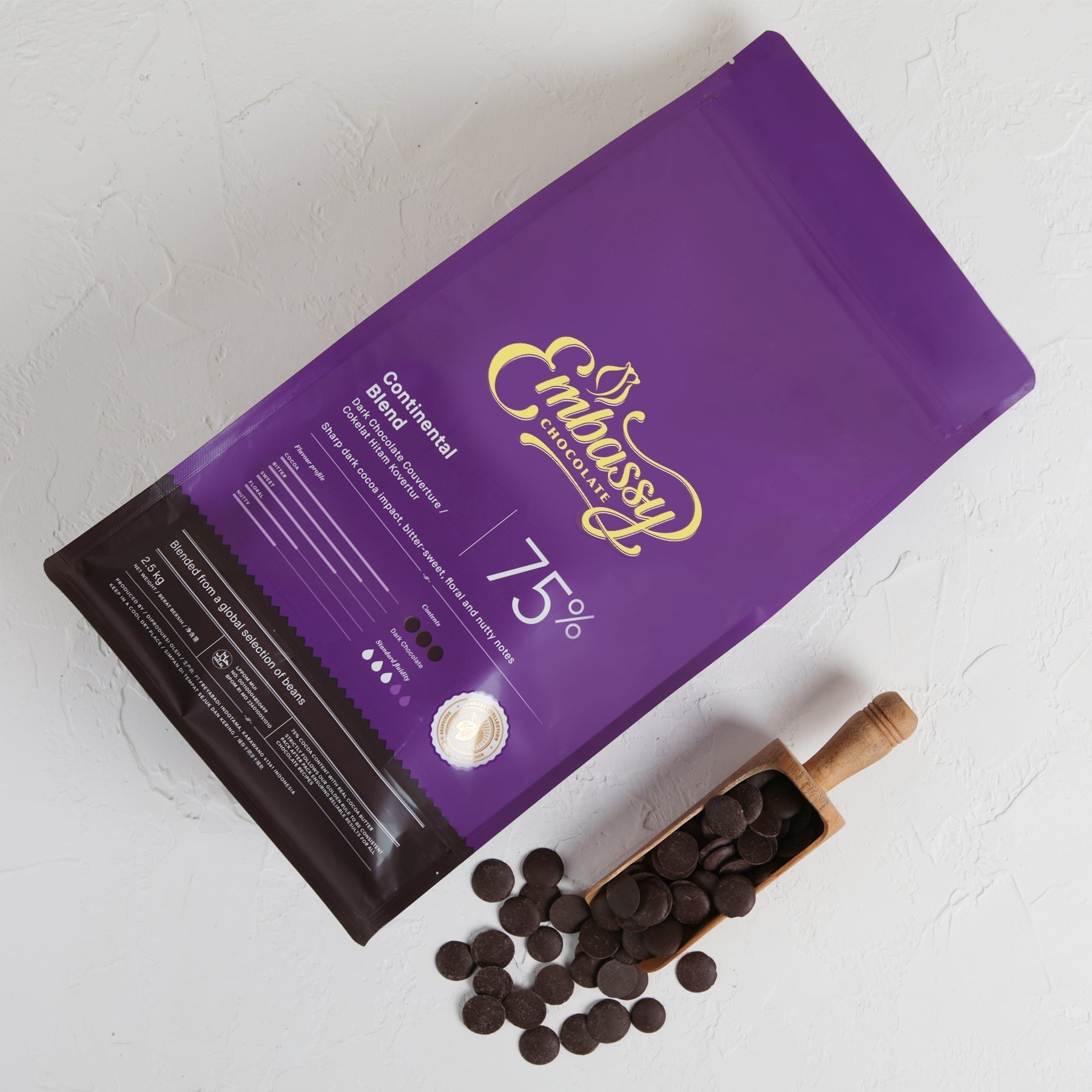 Embassy Continental Blend | Dark Chocolate Couverture