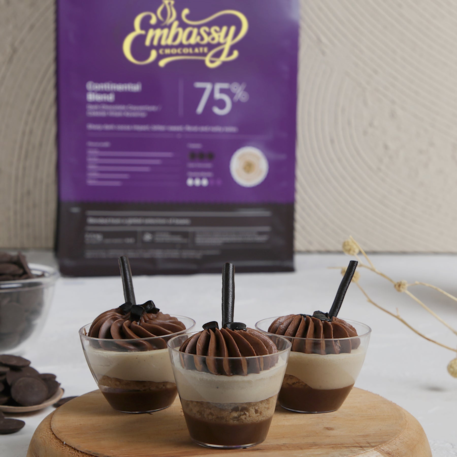 Embassy Continental Blend | Dark Chocolate Couverture