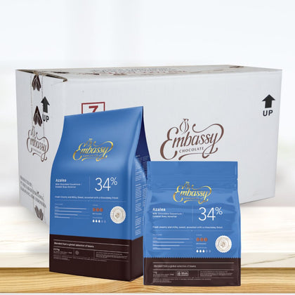 KioskCokelat.com - Embassy Azalea Cokelat Susu Kovertur - 8994592016599 - 1