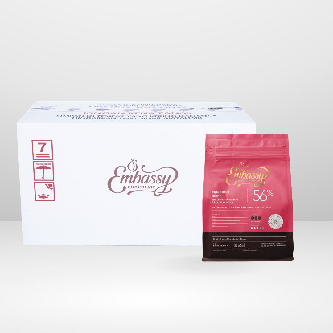 Embasyy Equtorial Embassy Chocolate | Equatorial Blend Dark Chocolate Couverture ...