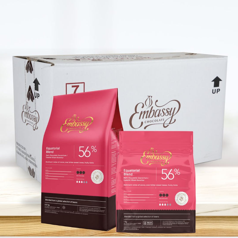 KioskCokelat.com - Embassy Equatorial Blend Cokelat Hitam Kovertur - 8994592016056 - 2