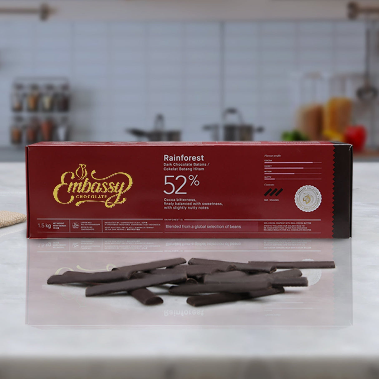 Embassy Rainforest | Dark Chocolate Batons