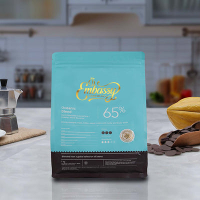 KioskCokelat.com - Embassy Oceanic Blend Cokelat Hitam Kovertur - 8994592013864carton - 13